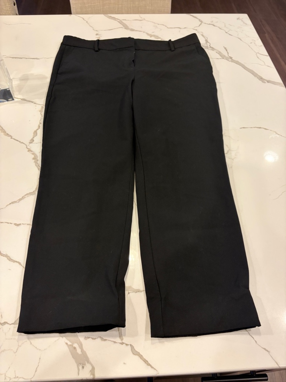 J. Crew Black Cropped Dress Pants